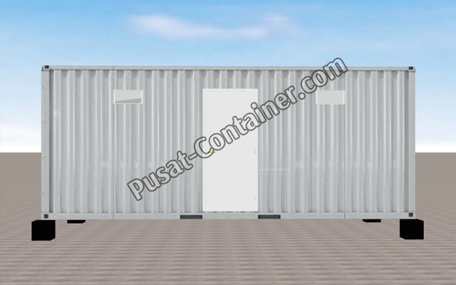 Toilet container 20 feet Design 01
