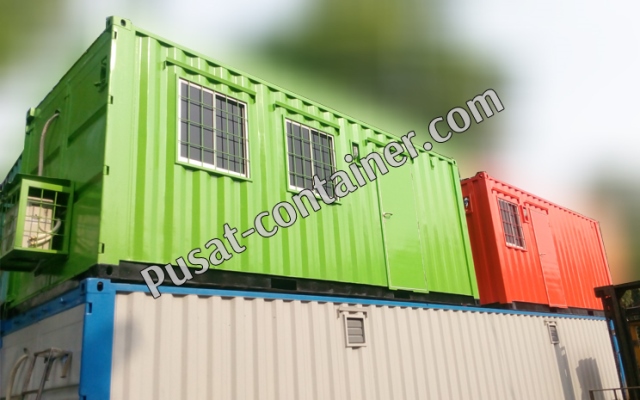 Office Container dengan desain Warna Kebutuhan Client 3